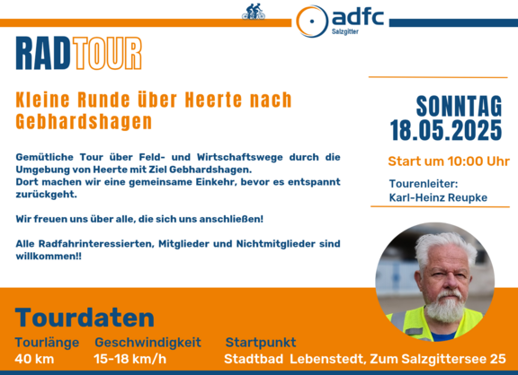Kleine Radtour über Heerte nach Gebhardshagen