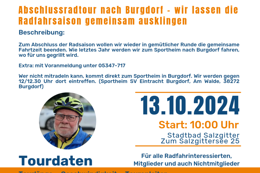 Abschlusstour am 13.10.2024