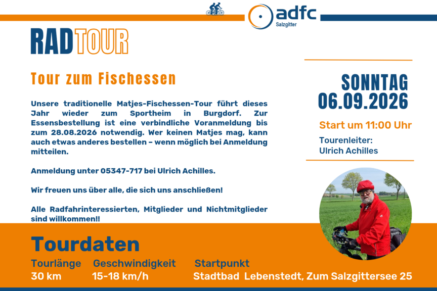 06.09.2026 Fischessentour 06.09.2026 Fischessentour