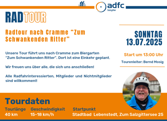 Radtour "Zum Schwankenden Ritter"