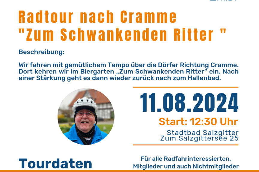 Radtour Cramme Zum Schwankenden Ritter am 11.08.2024 Radtour Cramme Zum Schwankenden Ritter am 11.08.2024